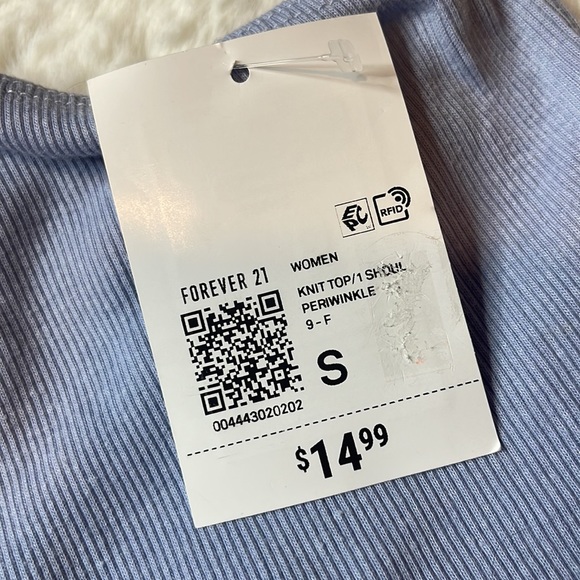 NWT forever 21 one shoulder top - SIZE: S - Picture 2 of 4